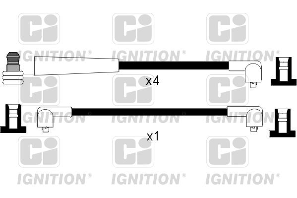 QUINTON HAZELL Комплект проводов зажигания XC565